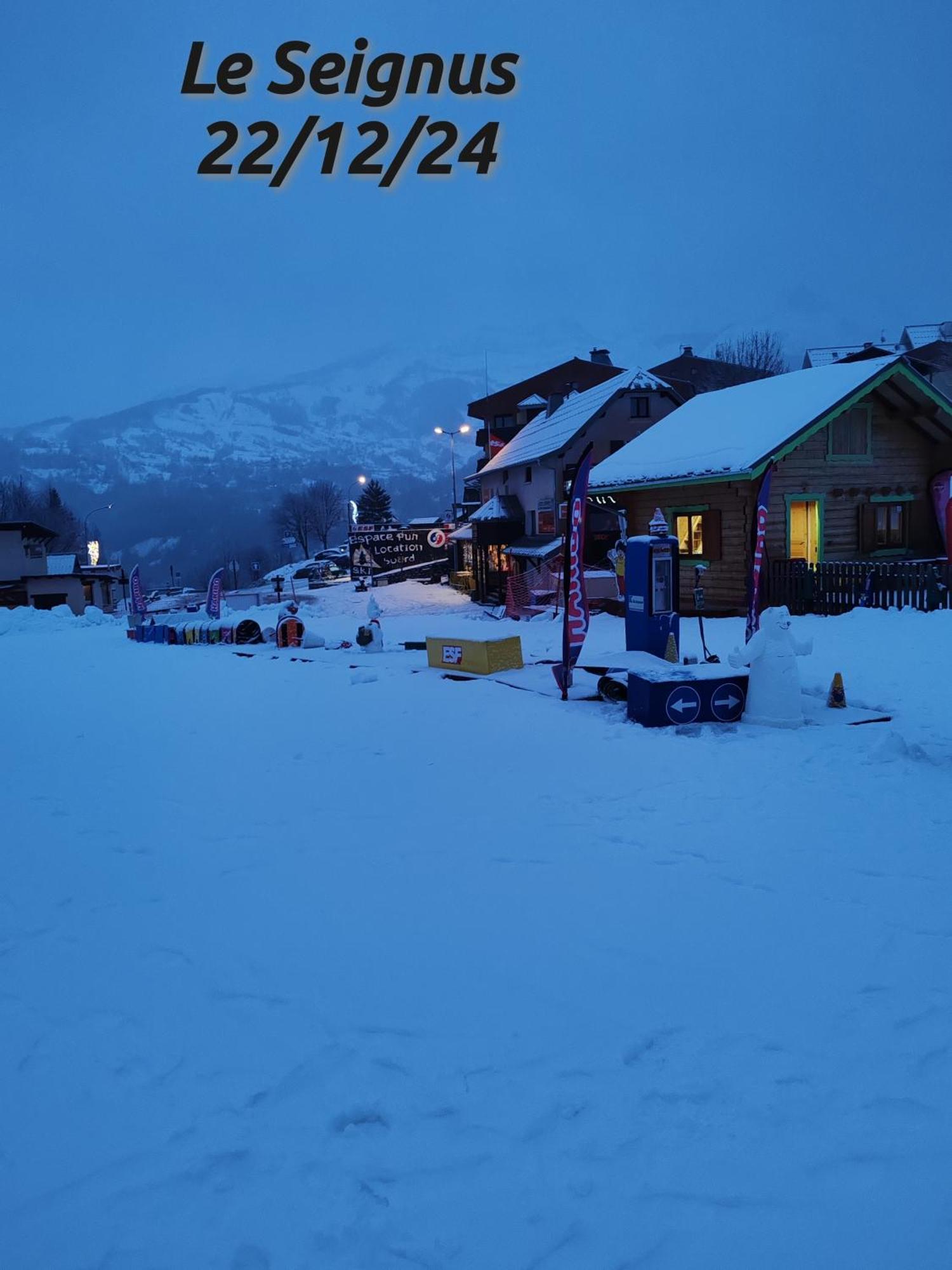 Studio Seignus D Allos Pieds Des Pistes Exteriér fotografie
